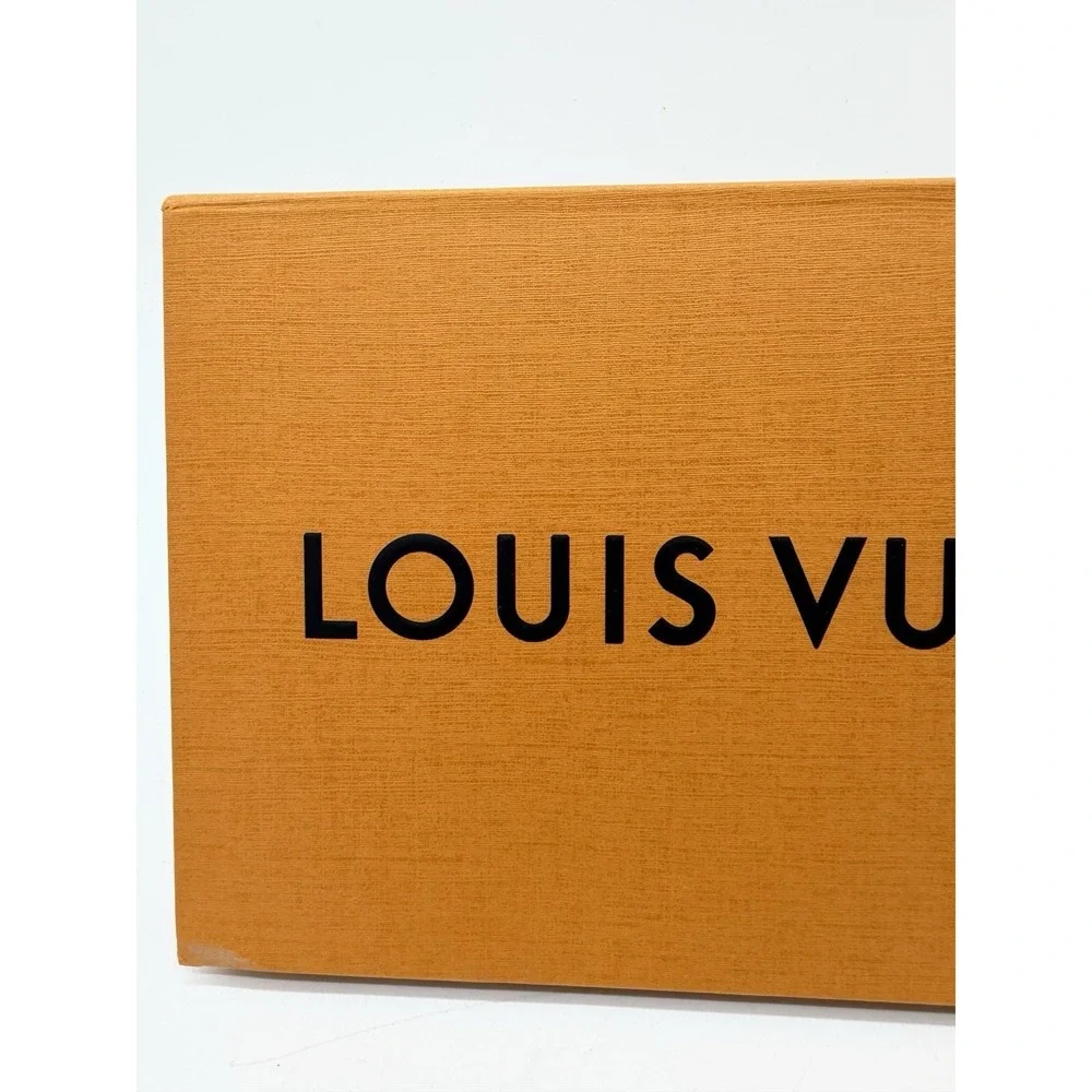 Authentic Louis Vuitton Empty Magnetic Gift Box Small Orange LV Storage 10
